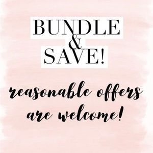 Bundle items today for a discount💗